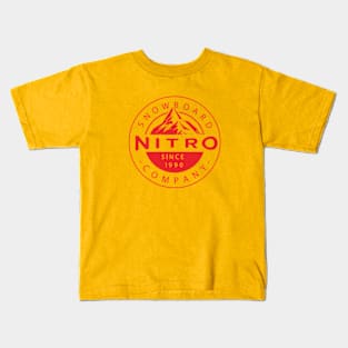 Nitro Snowboards Powder Power Red Kids T-Shirt